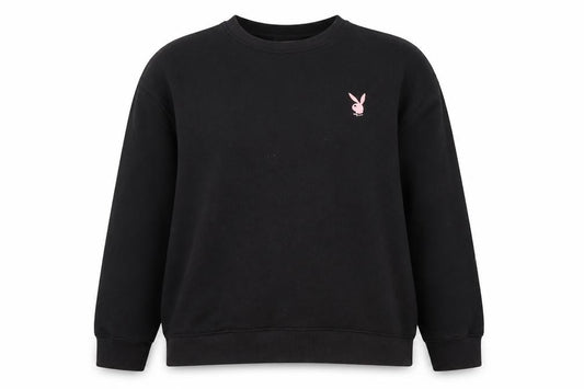 Missguided Women's Black Logo Sweatshirt Size 12