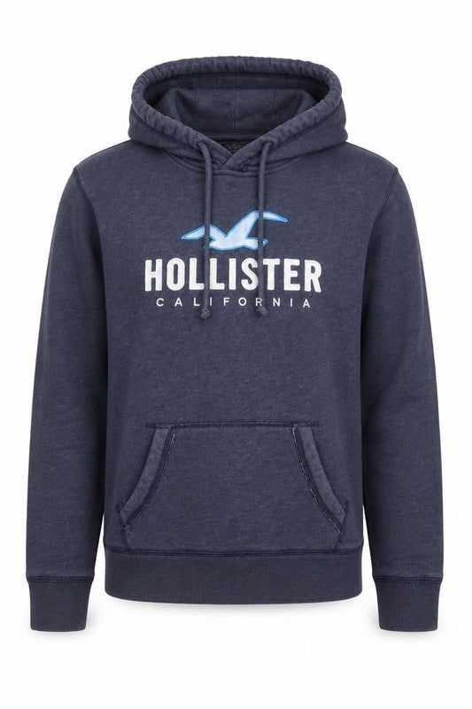 Hollister Men’s Blue Pullover Hoodie Size S