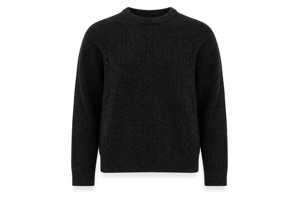 Jack Wills Black Wool Kids Pullover Jumper Size 16