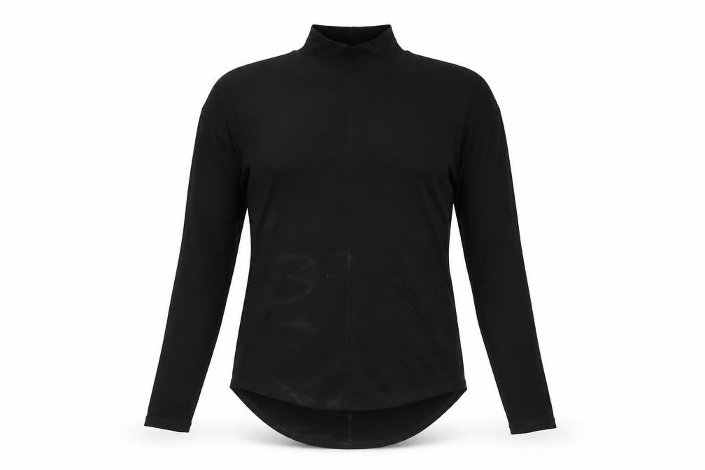 Next Women's Black Long Sleeve Mock Neck Top Size 6