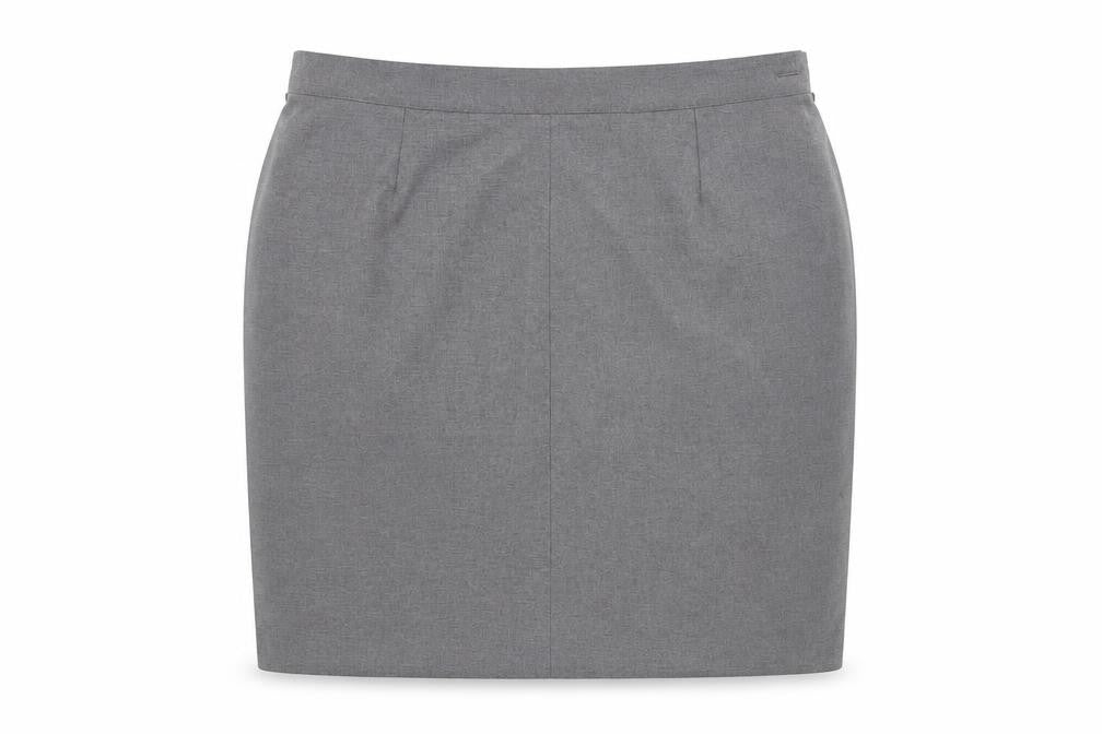 Brennand Schoolwear Grey Women's Knee Length Skirt, Size 10