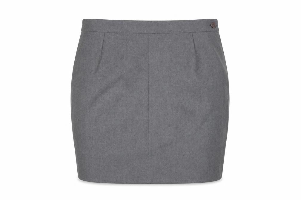 Brennand Schoolwear Grey Women's Pencil Skirt, Size 10