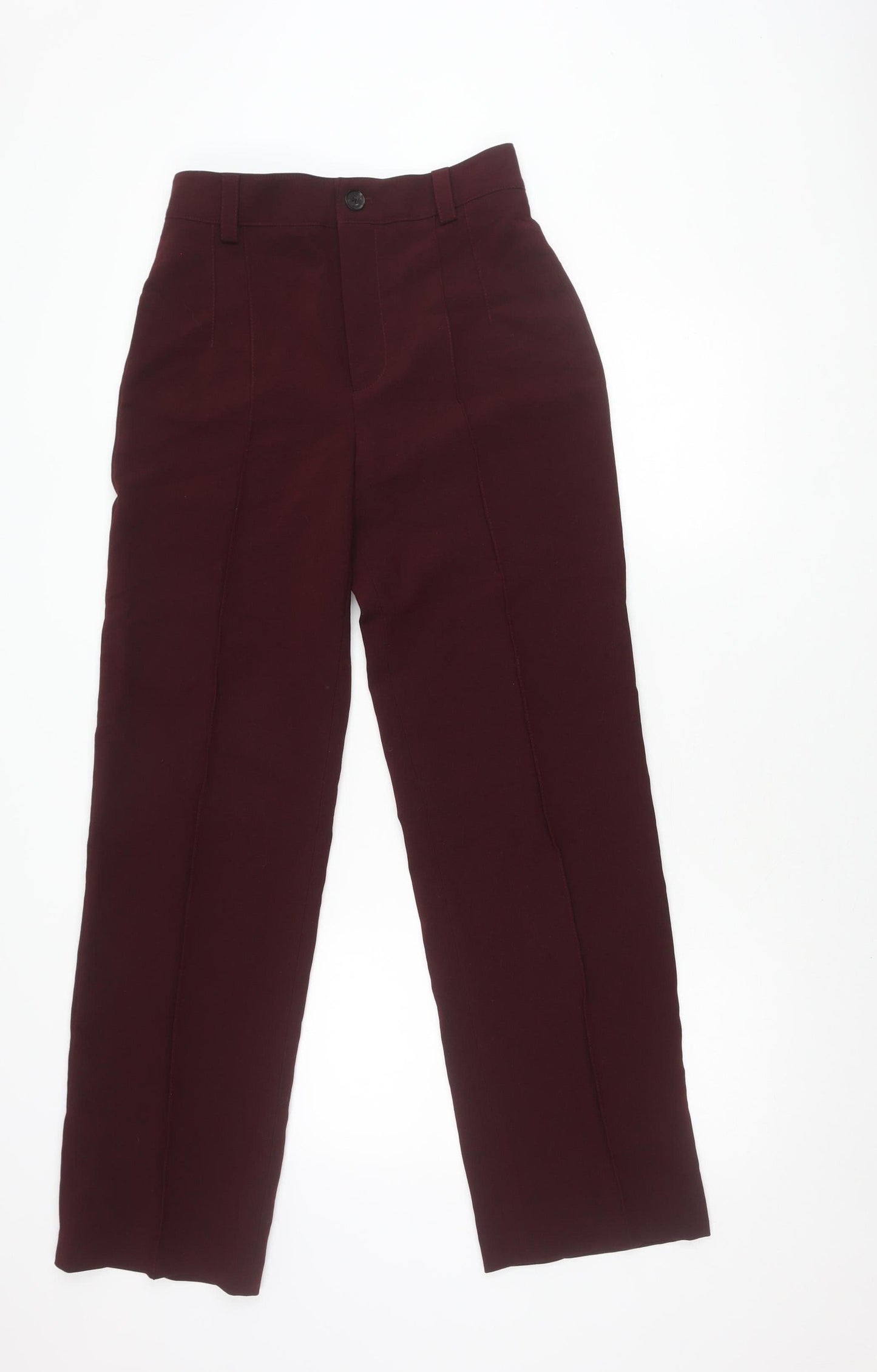 ZARA Women's Red Trousers, Size S, Excellent