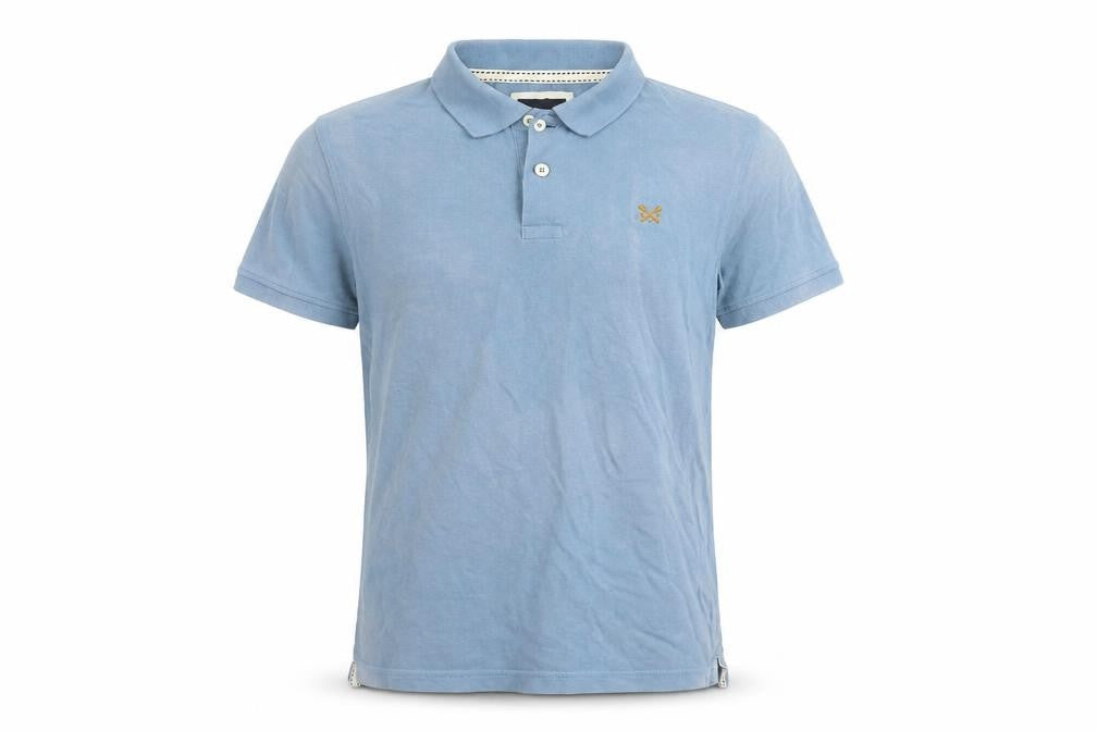 Crew Clothing Blue Polo Shirt M - Stylish & Comfy