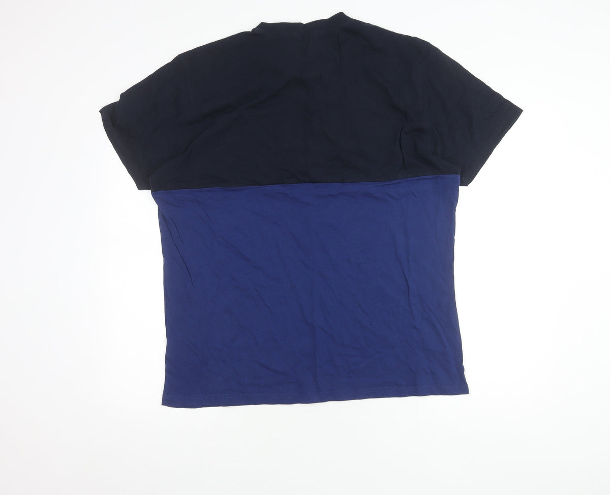 Ben Sherman Men's Blue T-shirt, Size XL.