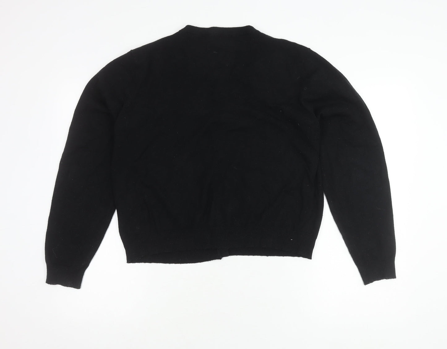 Brave Soul Women's Black Cardigan Size 12 Round Neck