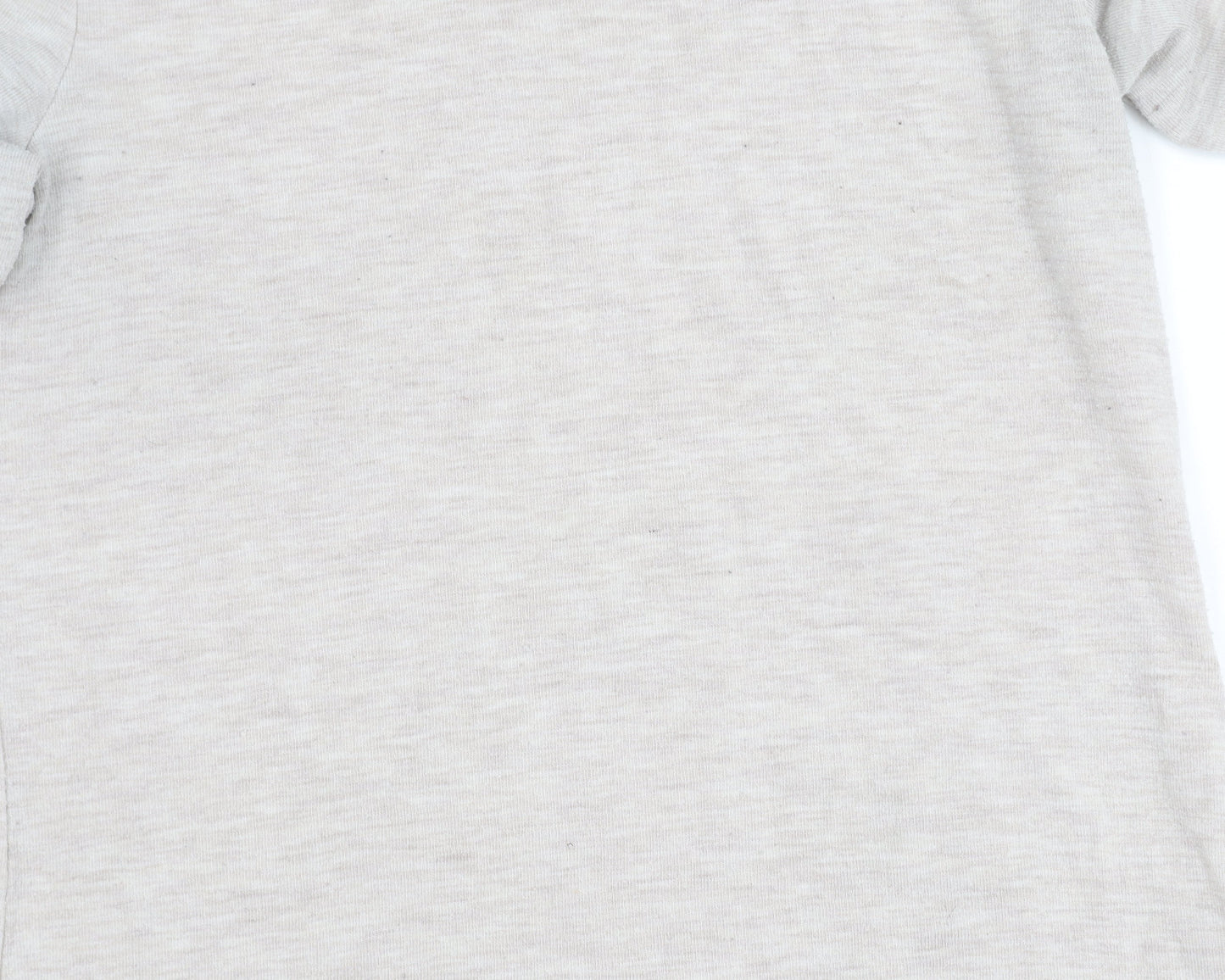 Next Women's Beige Long Sleeve Mock Neck Top