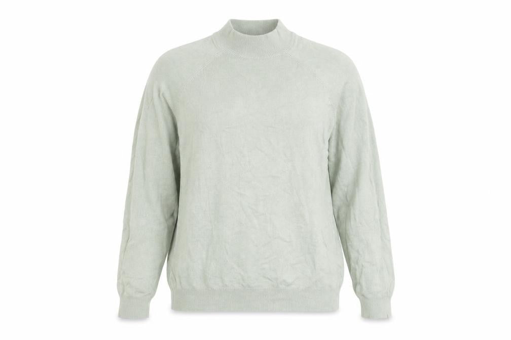 Pieces Women's Green Pullover Jumper Size M