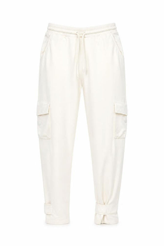 Adidas Mens White Jogger Trousers - Large