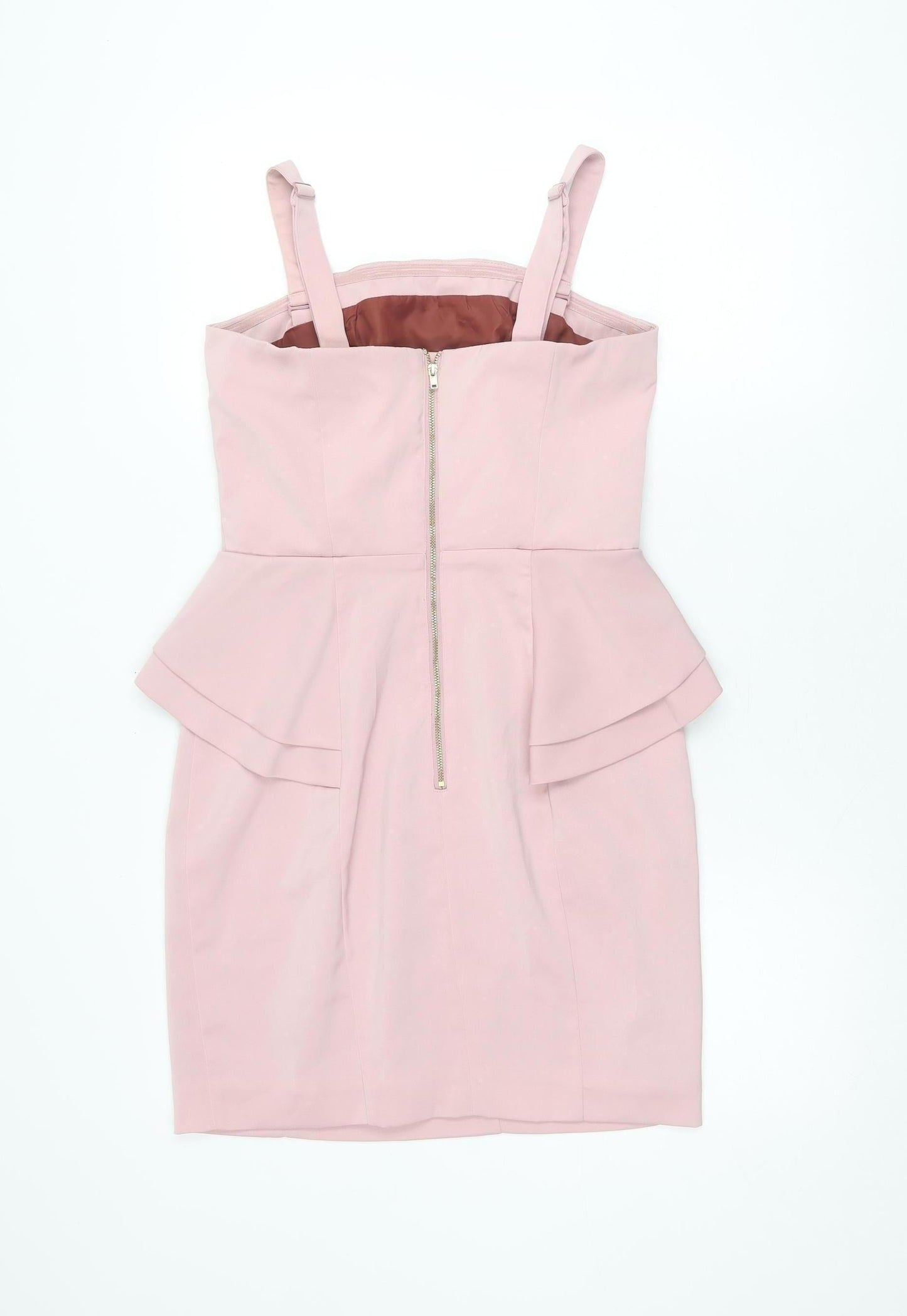 H&M Women's Pink Strappy Dress Size 10