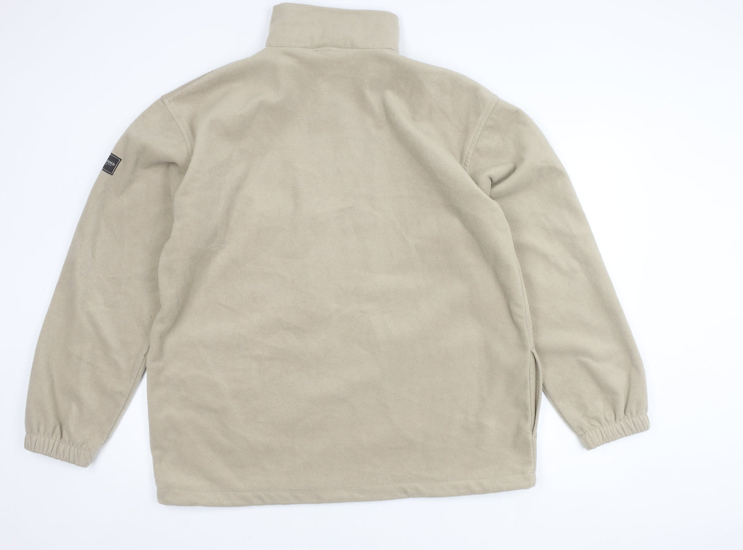 G&G Men's Beige Full Zip Fleece Jacket XL