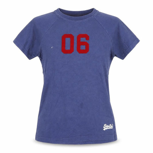 Superdry Unisex Blue T-Shirt, Size 8, Casual, Sports Style