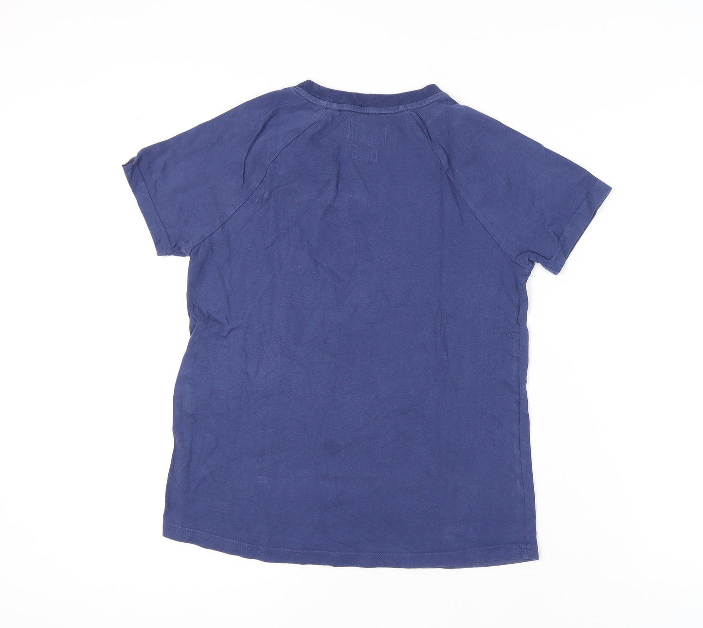 Superdry Unisex Blue T-Shirt, Size 8, Casual, Sports Style