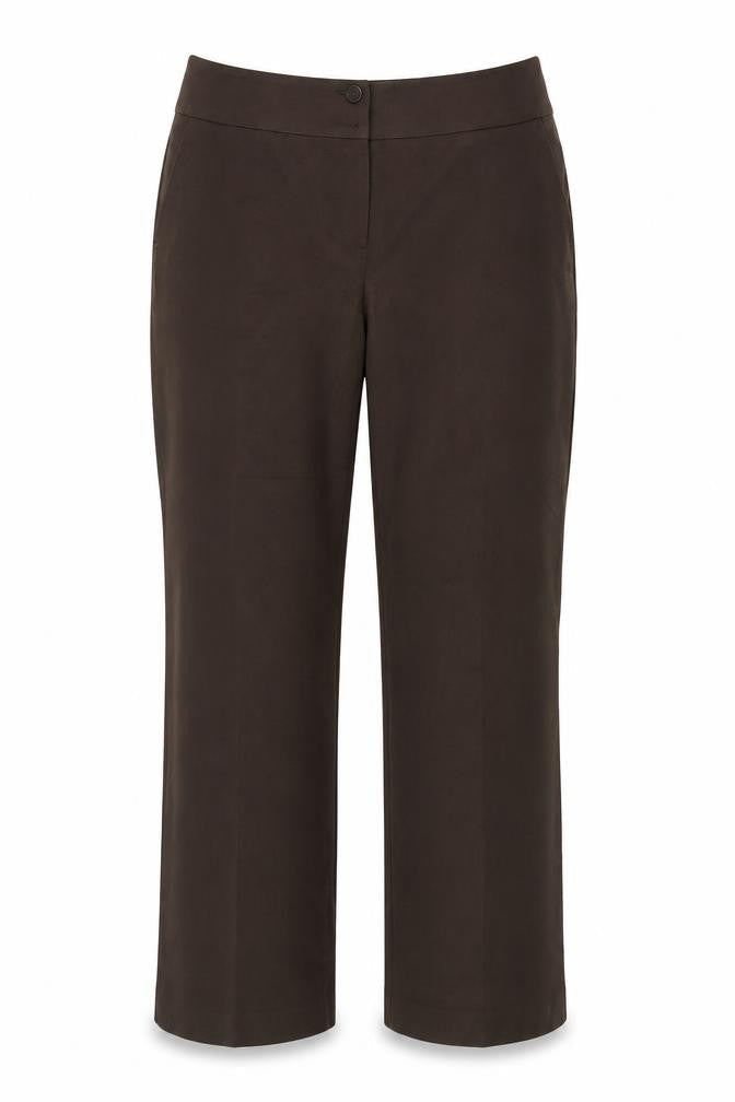 BHS Women's Brown Classic Trousers - Size 12