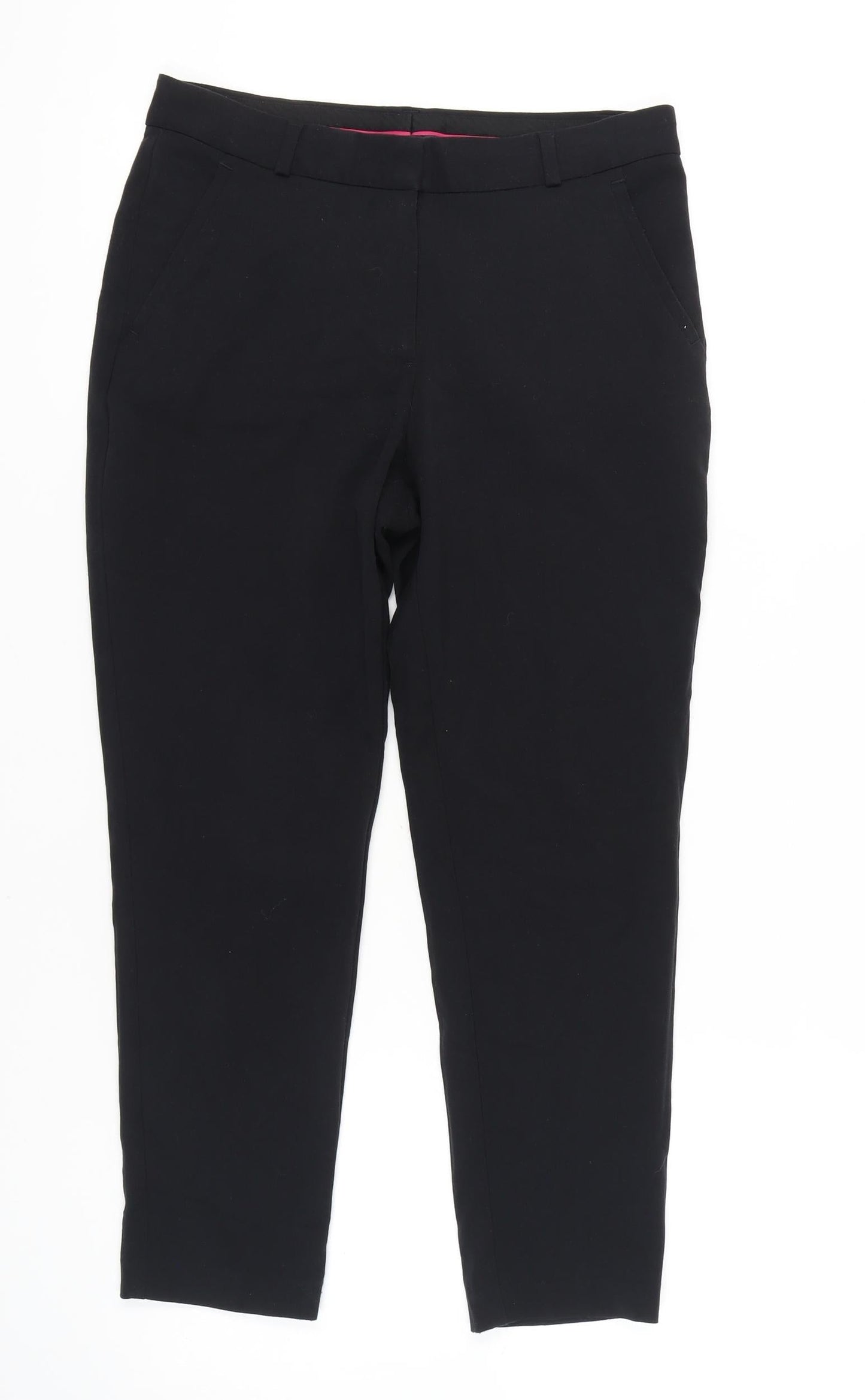 Marks and Spencer Women's Black Ankle Trousers Size 10