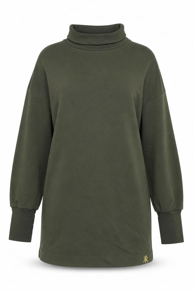River Island Green Roll Neck Women's Top, Size 10