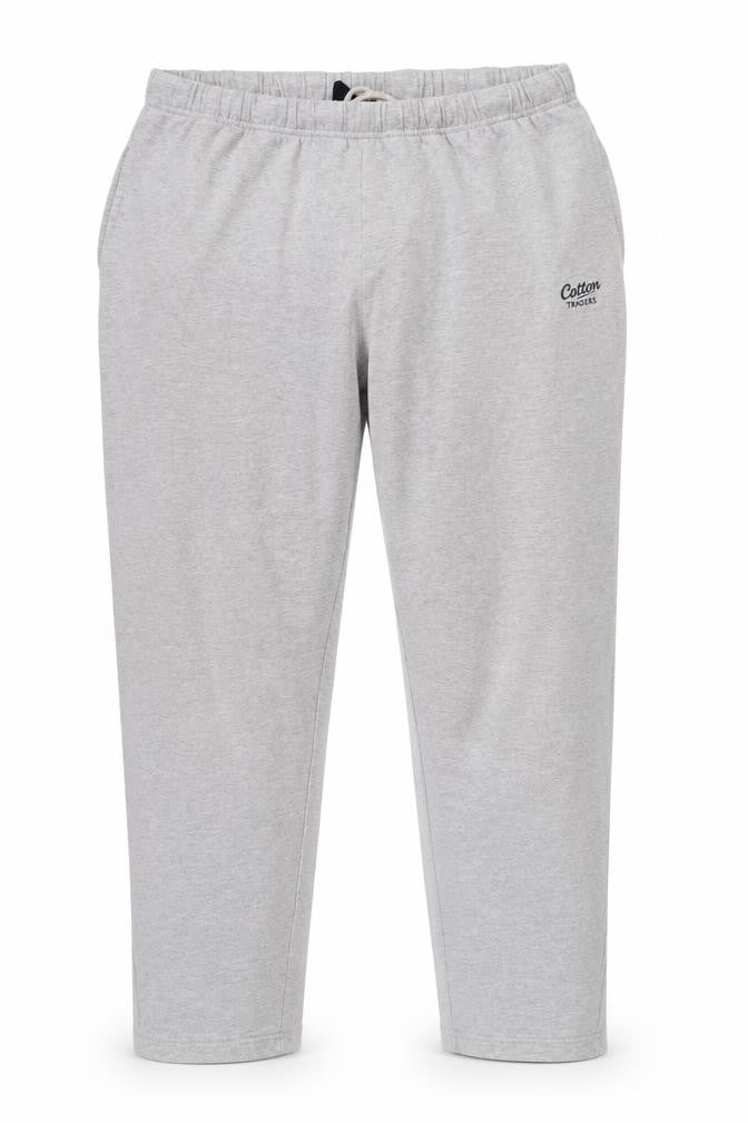 Cotton Traders Men's Grey 2XL Sweatpants Elastic Waist