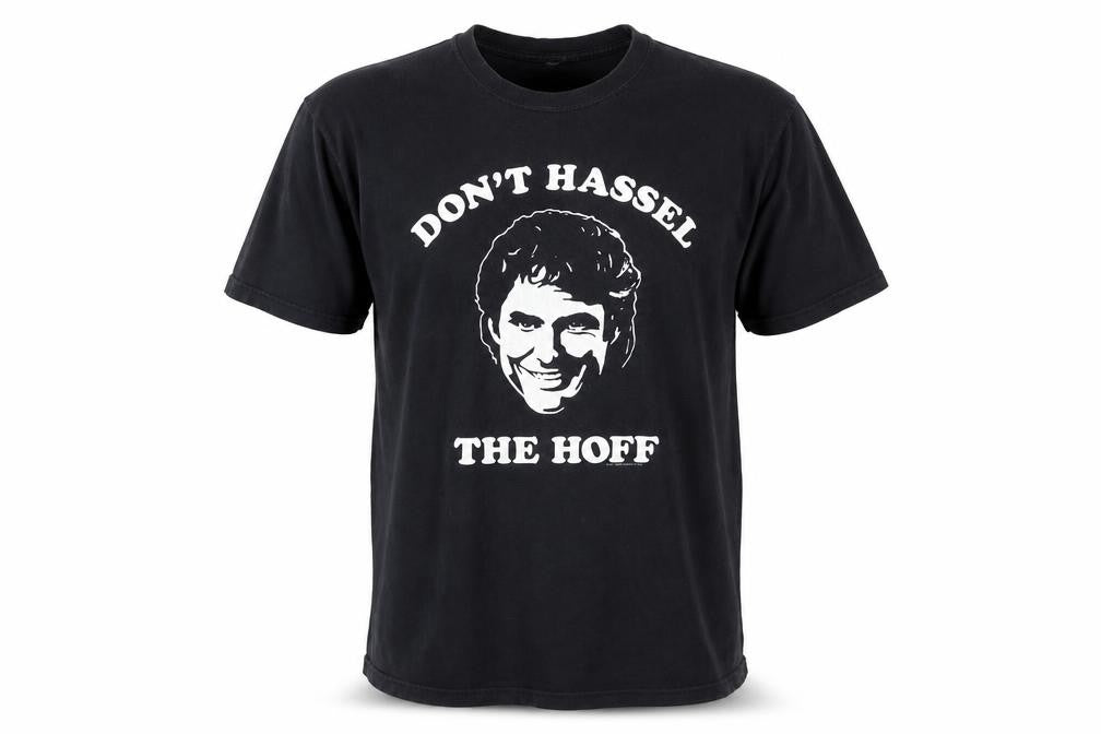 Fruit of the Loom Men's Black Funny T-Shirt - Size L