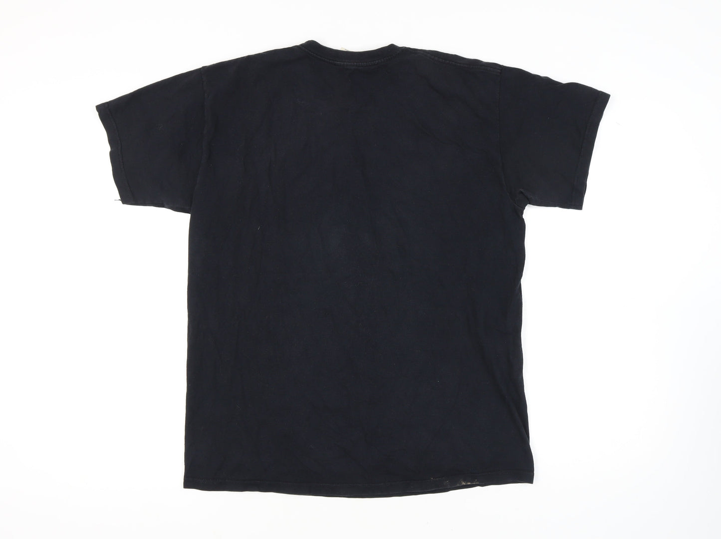 Fruit of the Loom Men's Black Funny T-Shirt - Size L