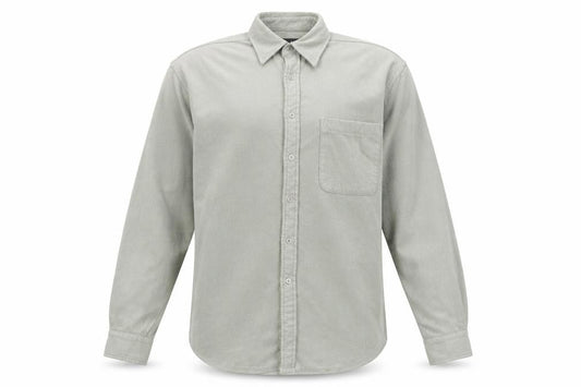 Hawkshead Men's Grey Long Sleeve Button-Up Shirt S