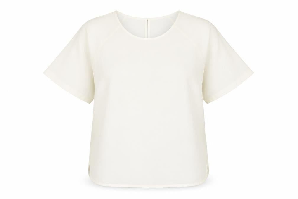 Marks & Spencer Women's Ivory Short Sleeve Raglan Top 14