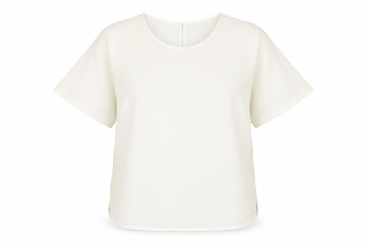 M&S Women's Ivory Short Sleeve Raglan Top 14