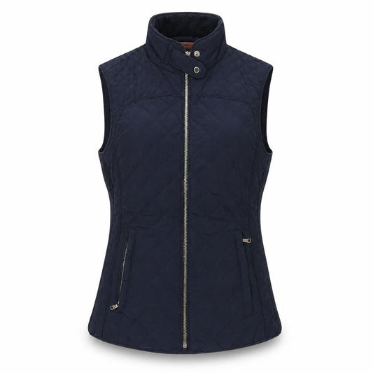Zara Woman Blue Quilted Waistcoat, Women's XS Casual