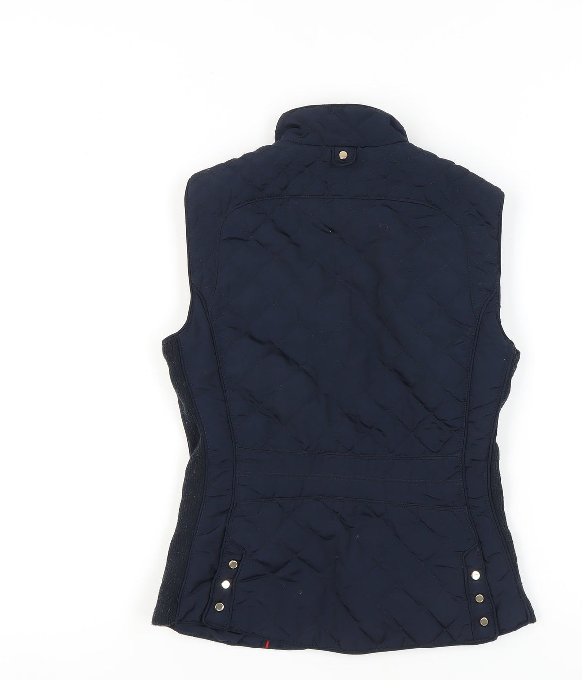 Zara Woman Blue Quilted Waistcoat, Women's XS Casual