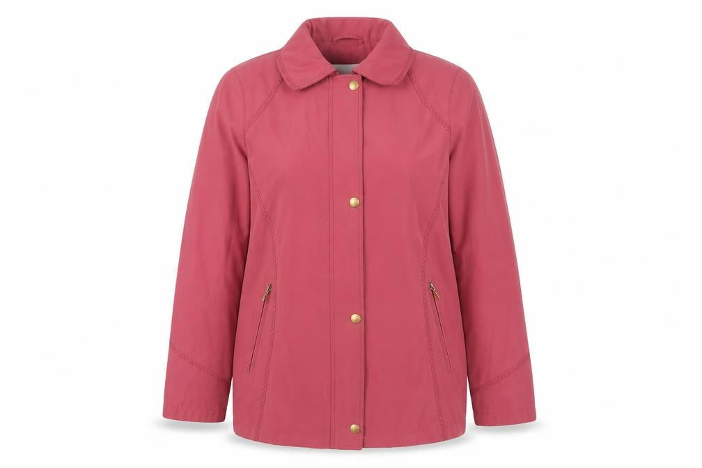 EWM Women's Pink Long Sleeve Coat Size 16