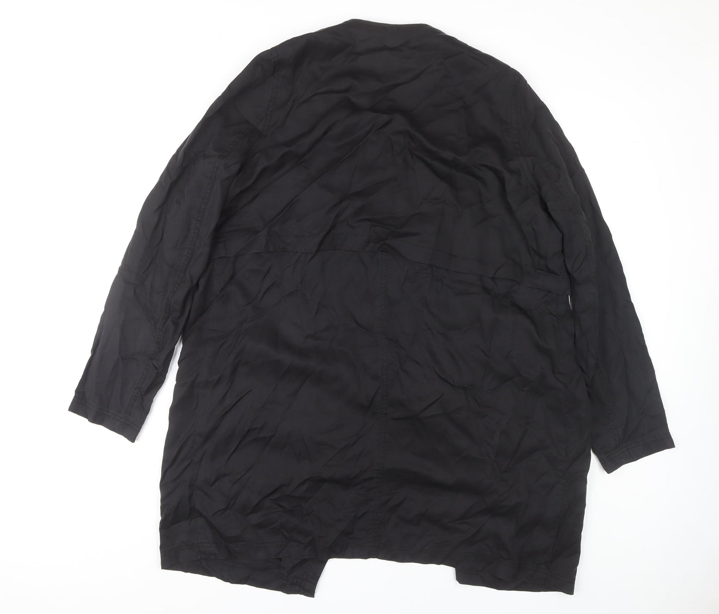 River Island Women's Black Zip Jacket Size 12