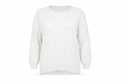 Next Women's Ivory Round Neck Pullover Jumper, Size 16