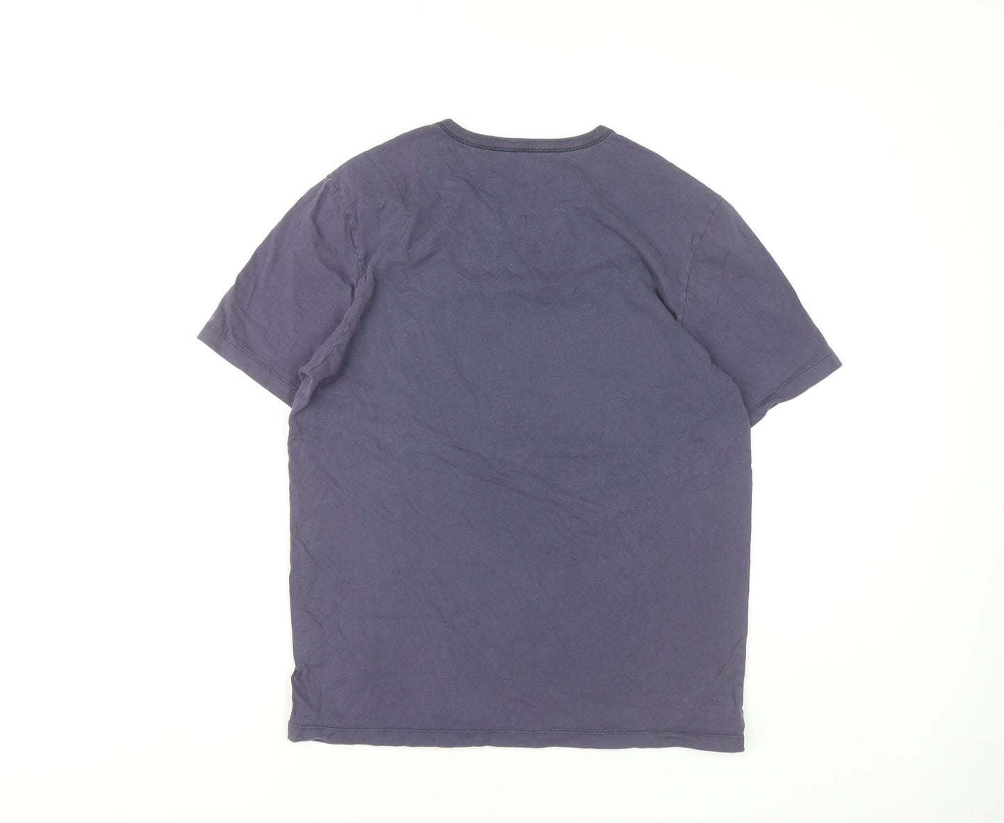 Hugo Boss Men's Grey M Short Sleeve T-Shirt, Logo Accent