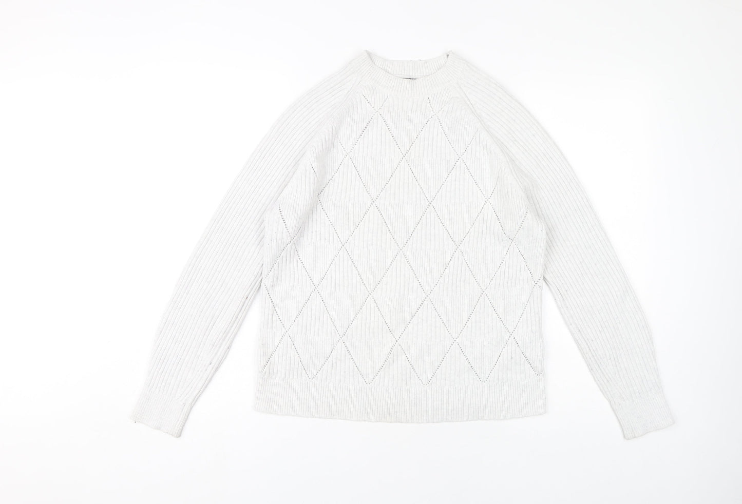 Marks and Spencer Women's Ivory Pullover Jumper, M