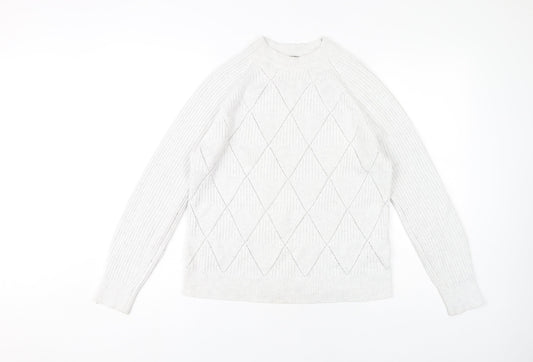 Marks and Spencer Women's Ivory Pullover Jumper, M