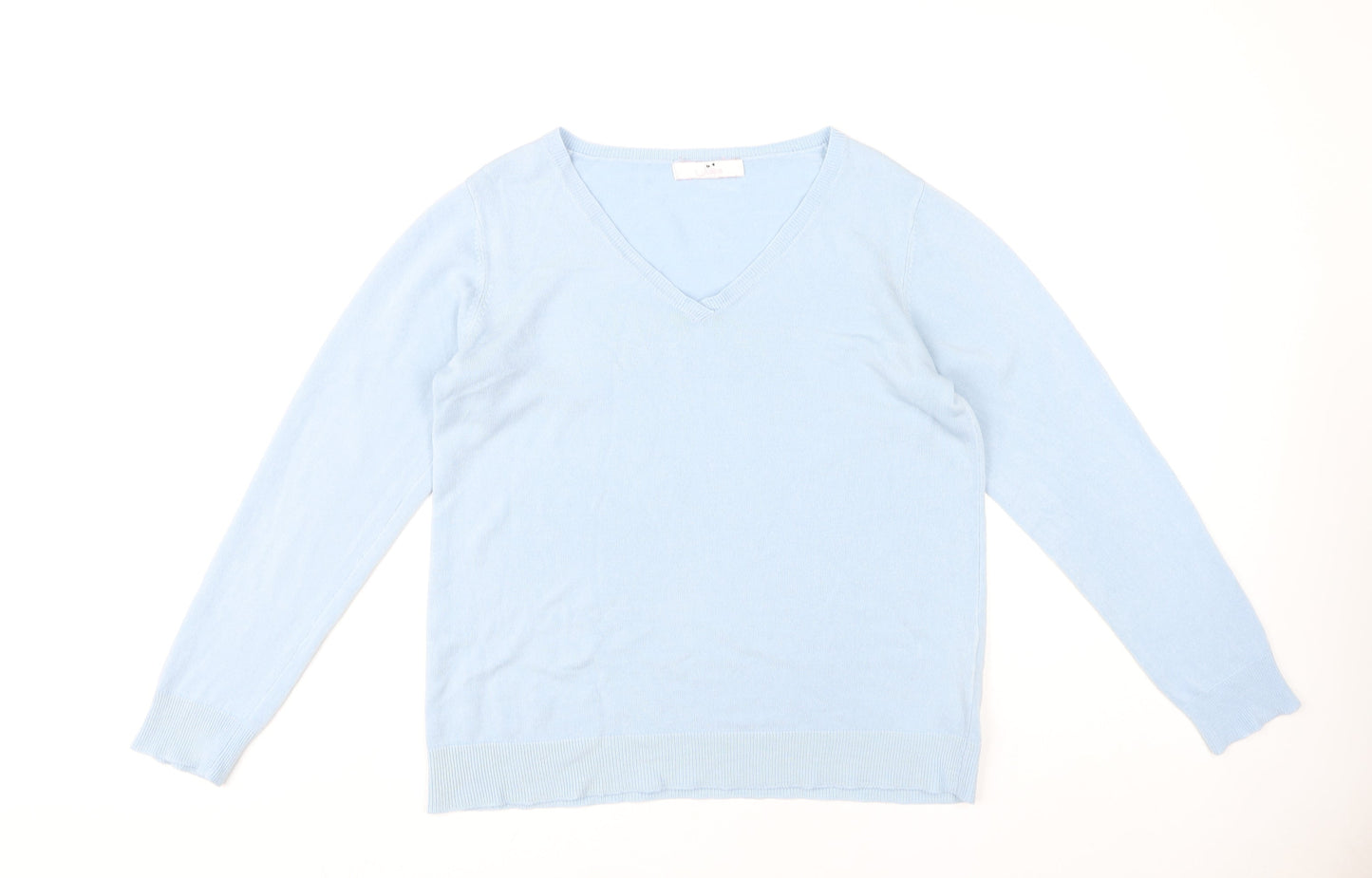 Julipa Women's Blue V-Neck Pullover Jumper Size 12/14