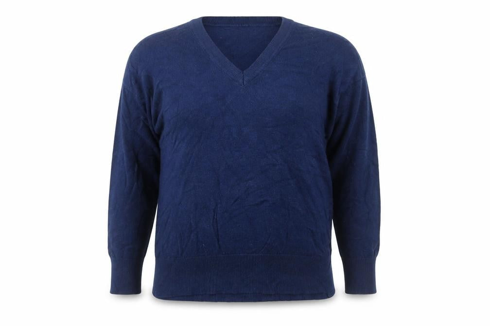 Capsule Women's Blue V-Neck Pullover Jumper Size 12/14