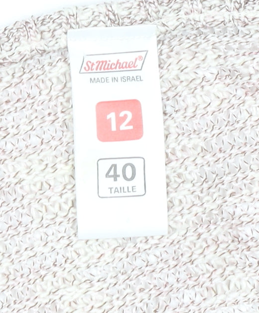 St Michael Women's Beige Jumper Size 12