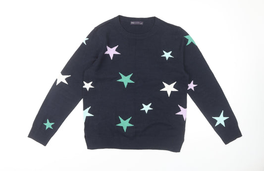 Marks and Spencer Women's Star Jumper UK 12 Multicoloured