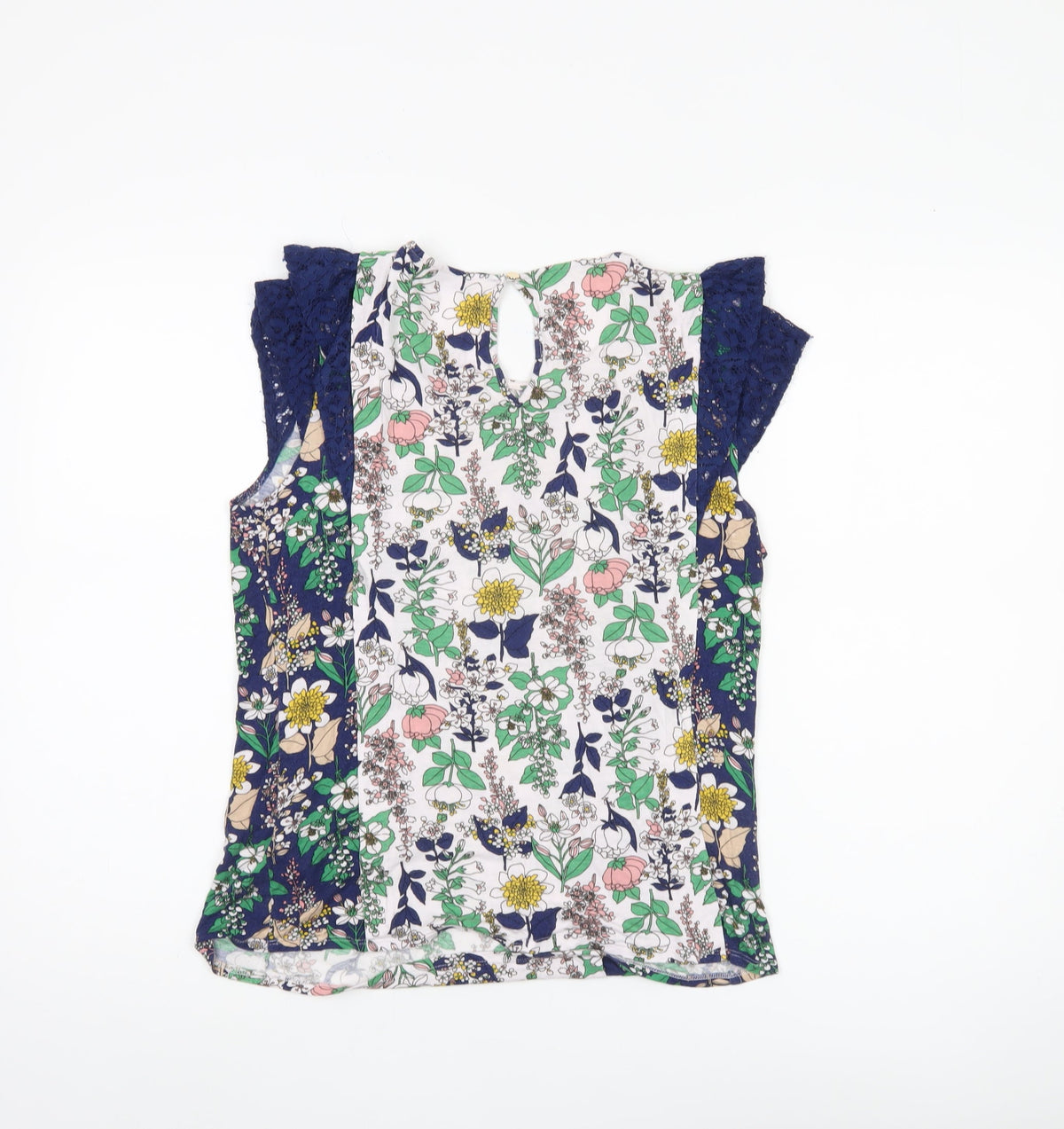 Oasis Women's Floral Tunic Blouse, S, Sleeveless, Multicoloured