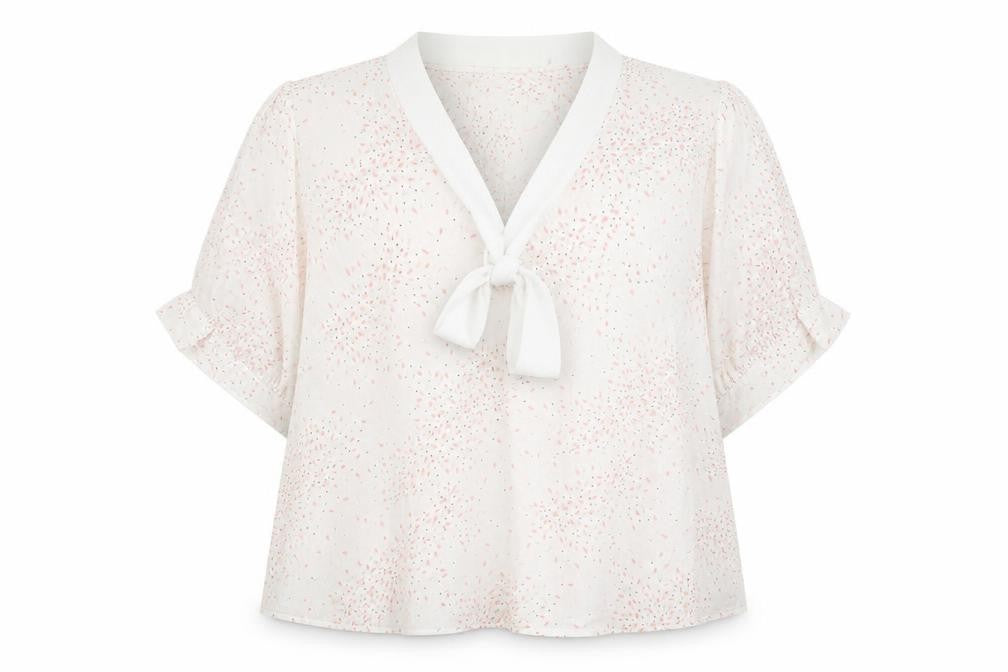 Marks and Spencer Women's White Blouse - Size 18 - Tunic Style