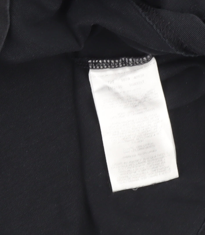 Columbia Men's Black Cotton Logo T-Shirt, L, Short Sleeve