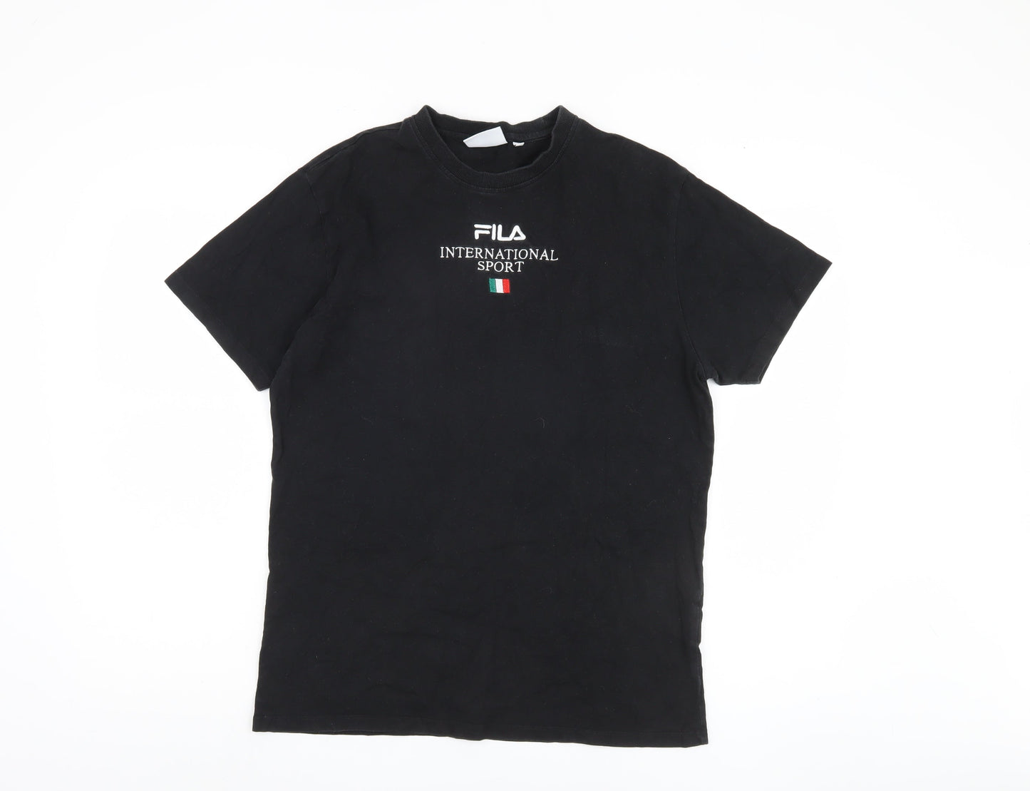 Fila Men's Black Sport T-Shirt S Short Sleeve