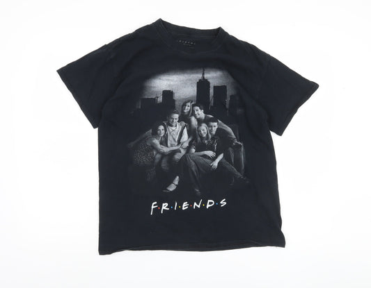 Friends TV Series Men's Black Medium T-Shirt