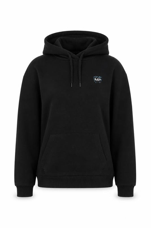 MP Unisex Black Pullover Hoodie - Size S, Logo & Graphic