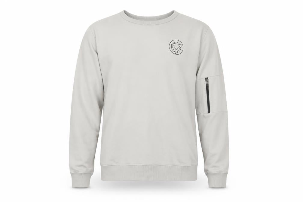 Next Boys Grey Pullover Sweatshirt with Zip Pocket, Size 158