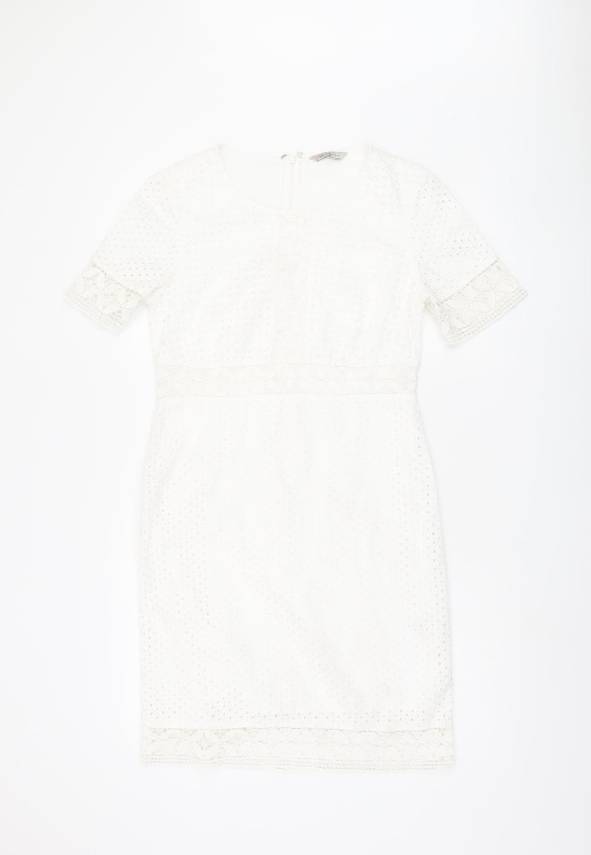 Marks & Spencer Ivory Sheath Dress - Size 8