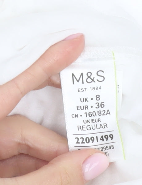 Marks & Spencer Ivory Sheath Dress - Size 8