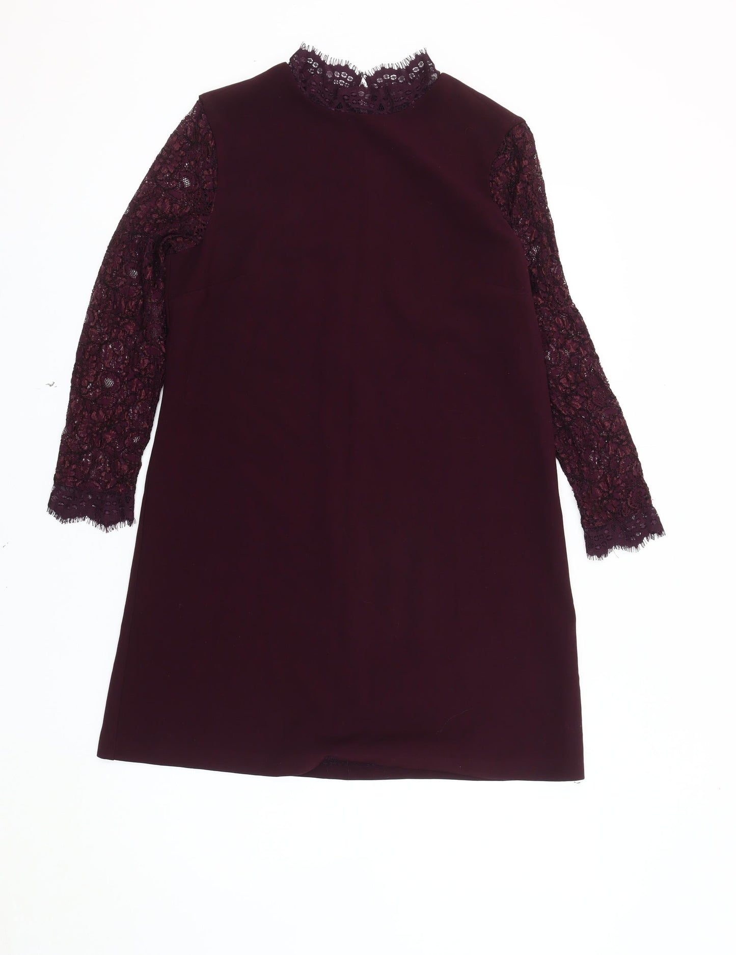 Topshop Women's Purple Shift Dress Size 10