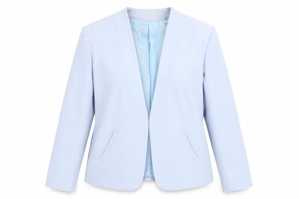 ASOS Women's Blue Blazer - Size 18, Regular Fit