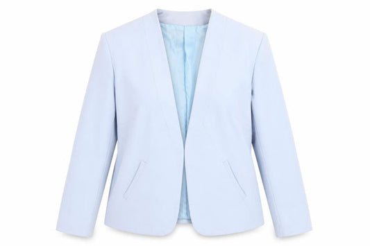 ASOS Women's Blue Blazer - Size 18, Regular Fit
